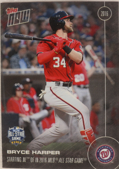 2016 Bryce Harper Topps Now