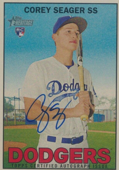 2016 Corey Seager Topps Heritage Real One Autographs