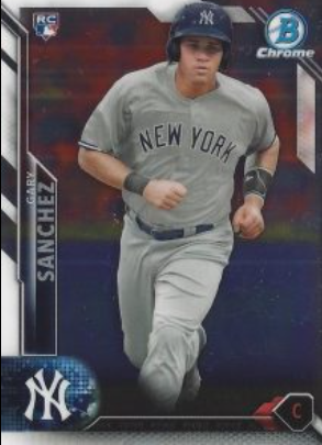 2016 Gary Sanchez Bowman Chrome Prospect Autographs