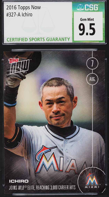 2016 Ichiro Suzuki Topps Now