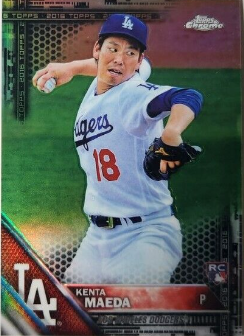 2016 Topps Chrome Kenta Maeda Rookie Card