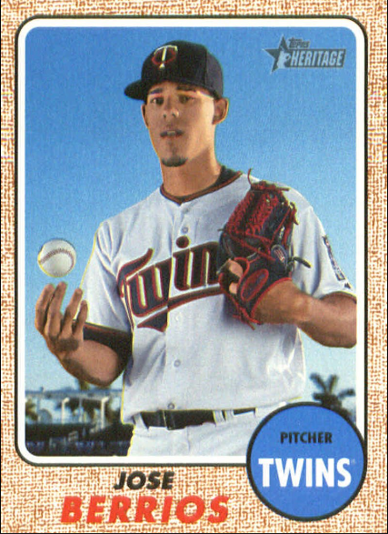 2016 Topps Heritage High Number Jose Berrios Rookie Card