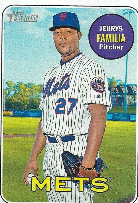 2016 Topps Heritage Jeurys Familia