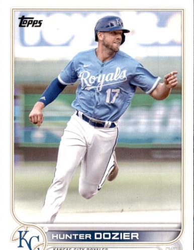 2016 Topps Update Series Hunter Dozier rookie card