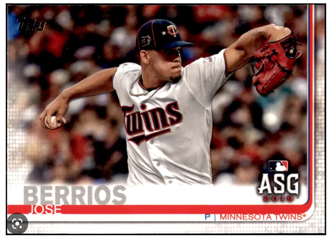 2016 Topps Update Series Jose Berrios Rookie Card