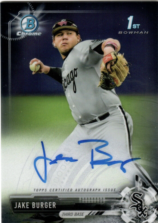 2017 Bowman Chrome Draft Autograph Jake Burger