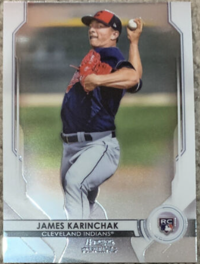 2017 Bowman Chrome Draft James Karinchak Autograph