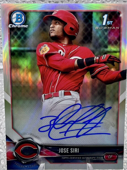 2017 Bowman Chrome Jose Siri