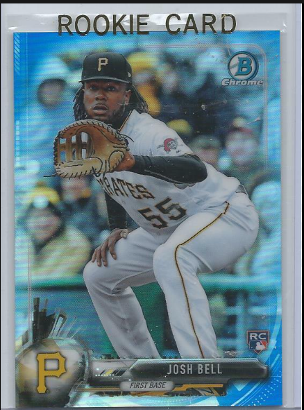 2017 Bowman Chrome Josh Bell Autograph Rookie Card