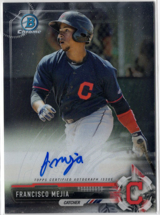 2017 Bowman Chrome Prospect Autographs Francisco Mejia