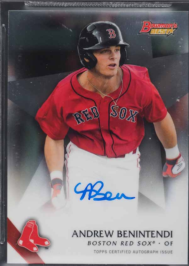 2017 Bowman's Best Andrew Benintendi Rookie Card