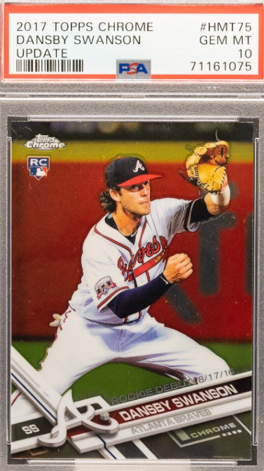 2017 Dansby Swanson Topps Chrome