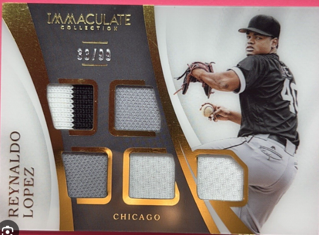 2017 Immaculate Collection Reynaldo Lopez Rookie Patch