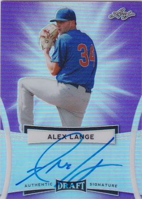 2017 Leaf Metal Draft Alex Lange