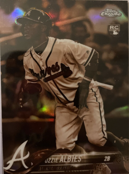 2017 Ozzie Albies Topps Chrome