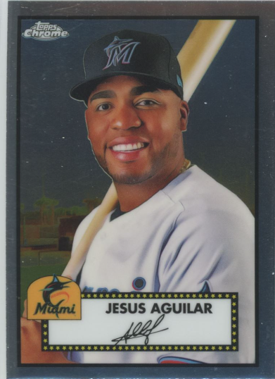 2017 Topps Chrome Jesus Aguilar Autograph