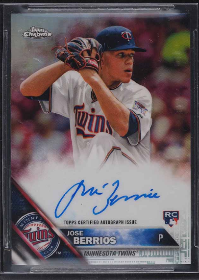 2017 Topps Chrome Jose Berrios Future Stars Insert