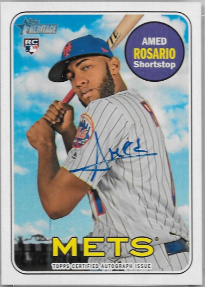 2017 Topps Heritage Amed Rosario RC