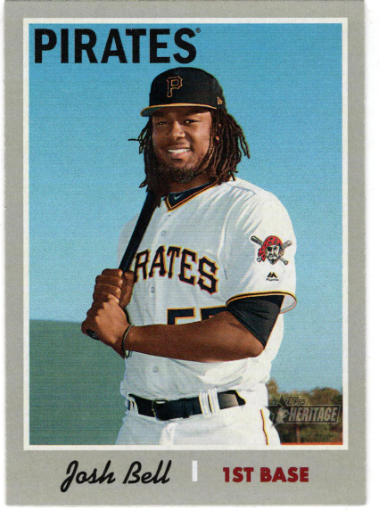 2017 Topps Heritage Josh Bell Real One Autograph Rookie Card