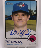 2017 Topps Heritage Matt Chapman Real One Autograph