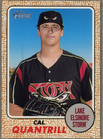 2017 Topps Heritage Minor League Cal Quantrill