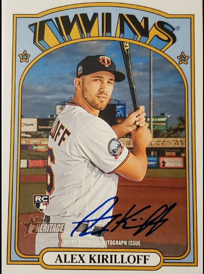 2017 Topps Heritage Minors Real One Autographs Alex Kirilloff