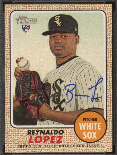 2017 Topps Heritage Reynaldo Lopez Rookie Card