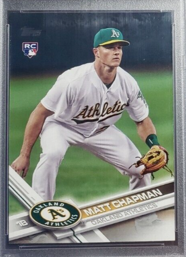 2017 Topps Update Matt Chapman Rookie Card