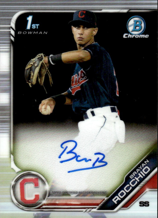 2018 Bowman Chrome Brayan Rocchio Autograph