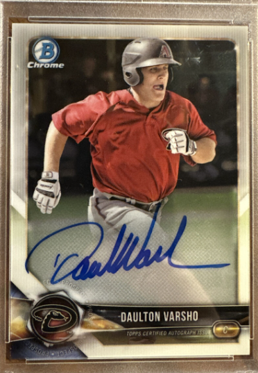 2018 Bowman Chrome Daulton Varsho Rookie Card