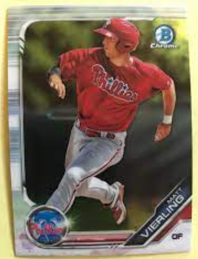 2018 Bowman Chrome Draft Matt Vierling