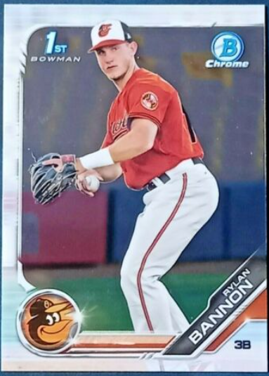 2018 Bowman Chrome Draft Rylan Bannon Autograph Card