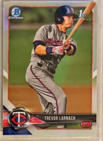 2018 Bowman Chrome Draft Trevor Larnach Autograph