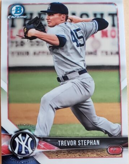 2018 Bowman Chrome Draft Trevor Stephan Autograph Refractor