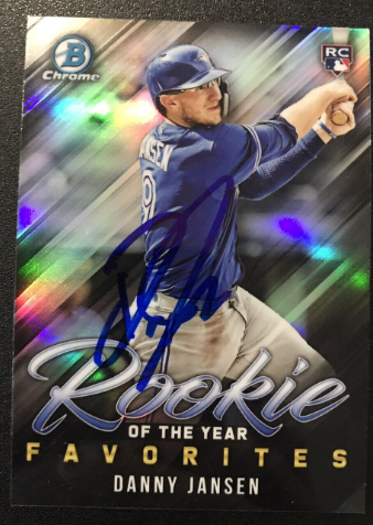 2018 Bowman Chrome Prospect Autographs Danny Jansen