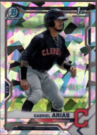 2018 Bowman Chrome Prospect Gabriel Arias Autographs