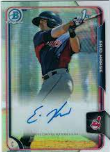 2018 Bowman Chrome Prospects Auto Eric Haase