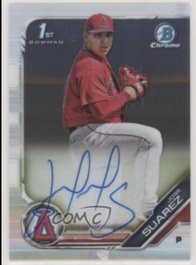 2018 Bowman Chrome Prospects Autographs Jose Suarez