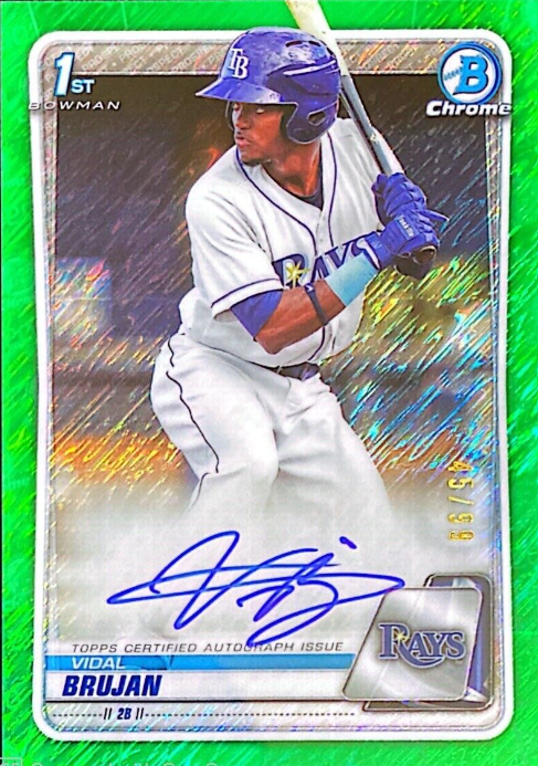 2018 Bowman Chrome Vidal Brujan Prospect Refractor Parallel