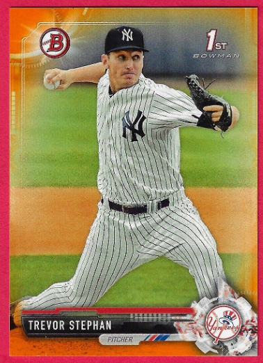 2018 Bowman Draft Paper Trevor Stephan