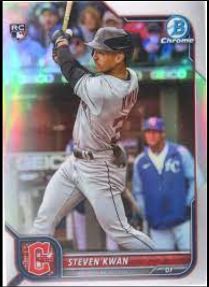 2018 Bowman Draft Steven Kwan Rookie Card