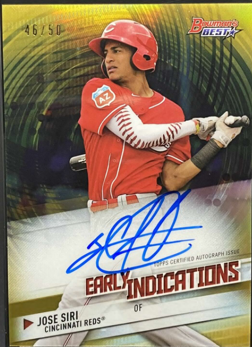 2018 Bowman's Best Jose Siri