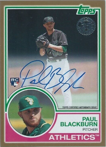 2018 Bowman's Best Power Producers Atomic Refractor Paul Blackburn