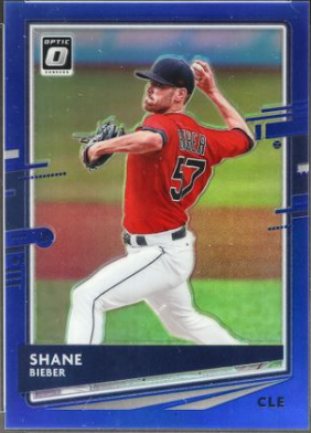 2018 Panini Donruss Optic Rated Shane Bieber Rookie Autographs