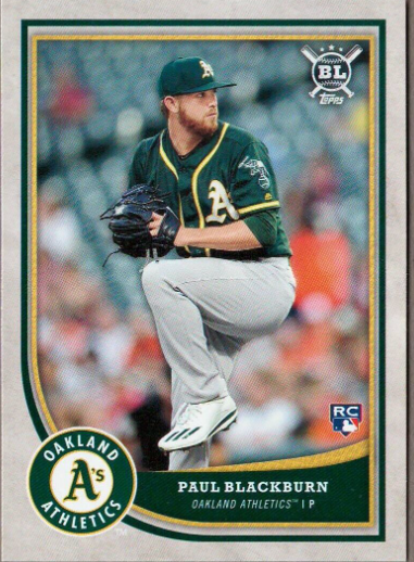 2018 Topps Chrome Rookie Autograph Paul Blackburn