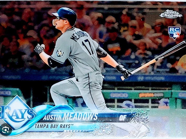 2018 Topps Chrome Update Austin Meadows Rookie Card