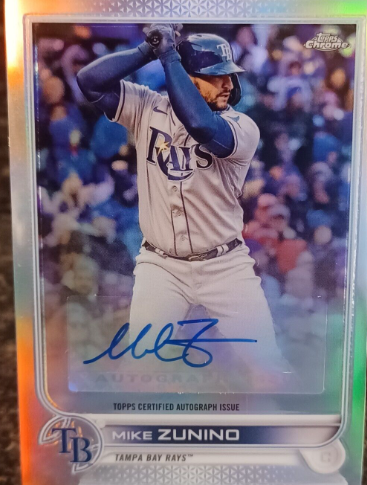 2018 Topps Chrome Update Mike Zunino Refractor