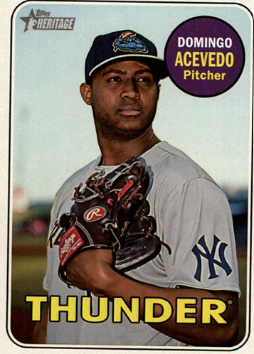 2018 Topps Heritage Minor League Domingo Acevedo