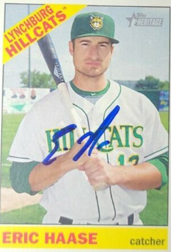 2018 Topps Heritage Minor League Real One Autographs Eric Haase