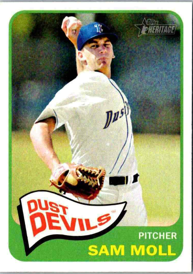 2018 Topps Heritage Minor League Sam Moll